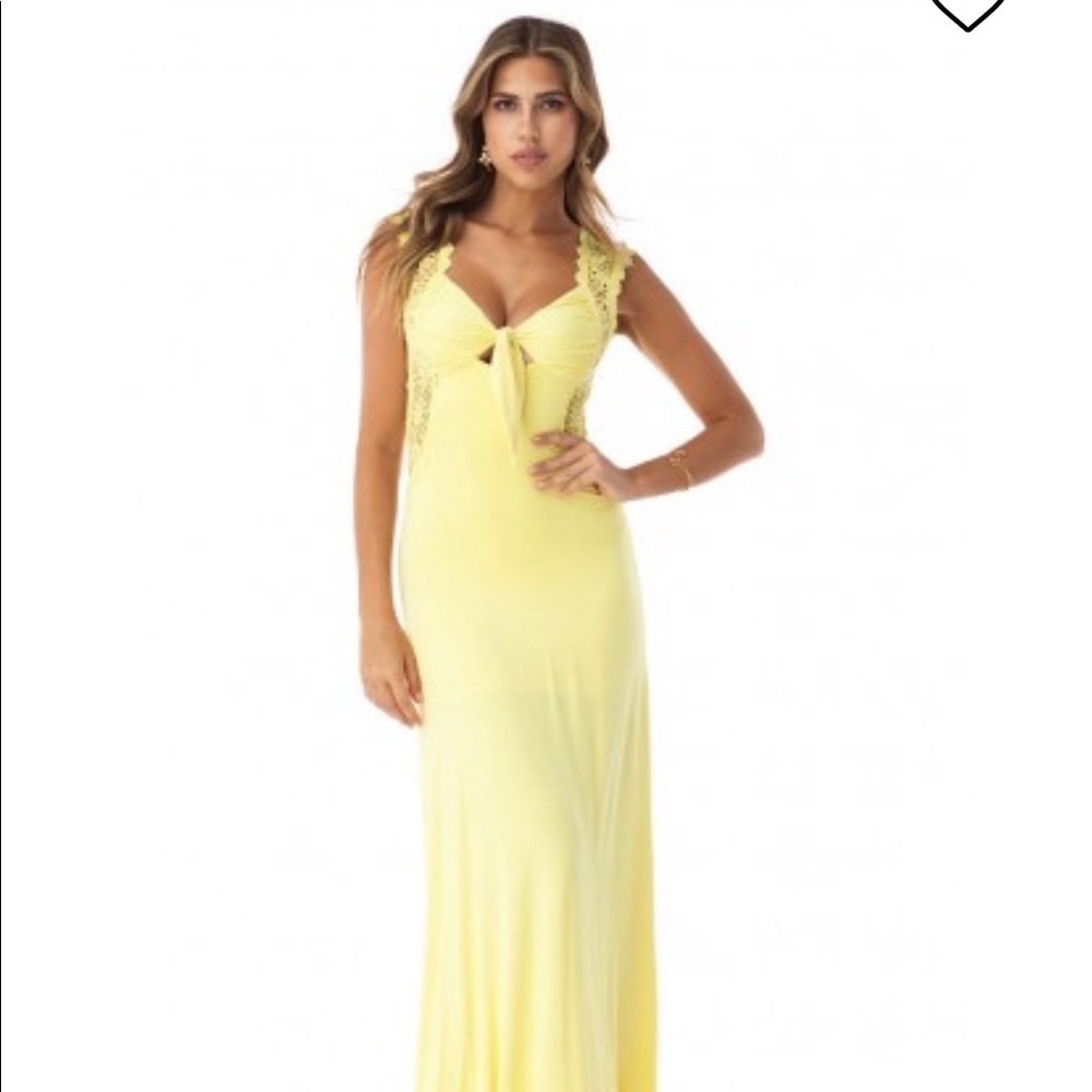 Lace Maxi Sky Dress